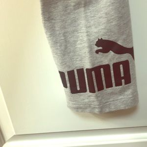 Gray puma pants